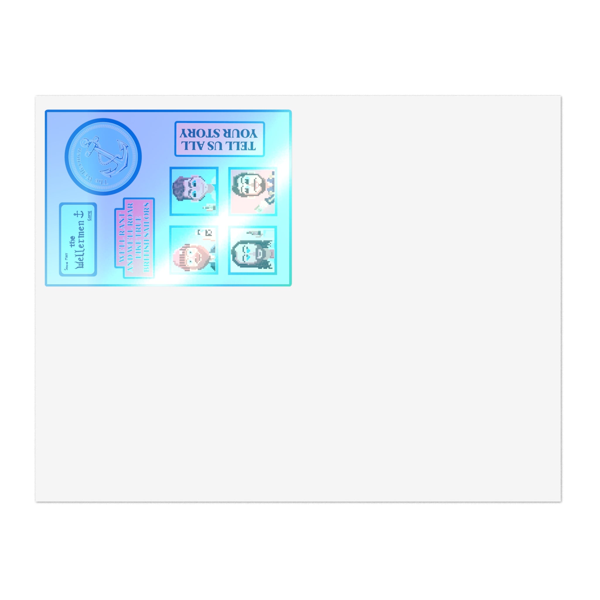 Whimsical Sticker Sheets - Tell Us Your Story