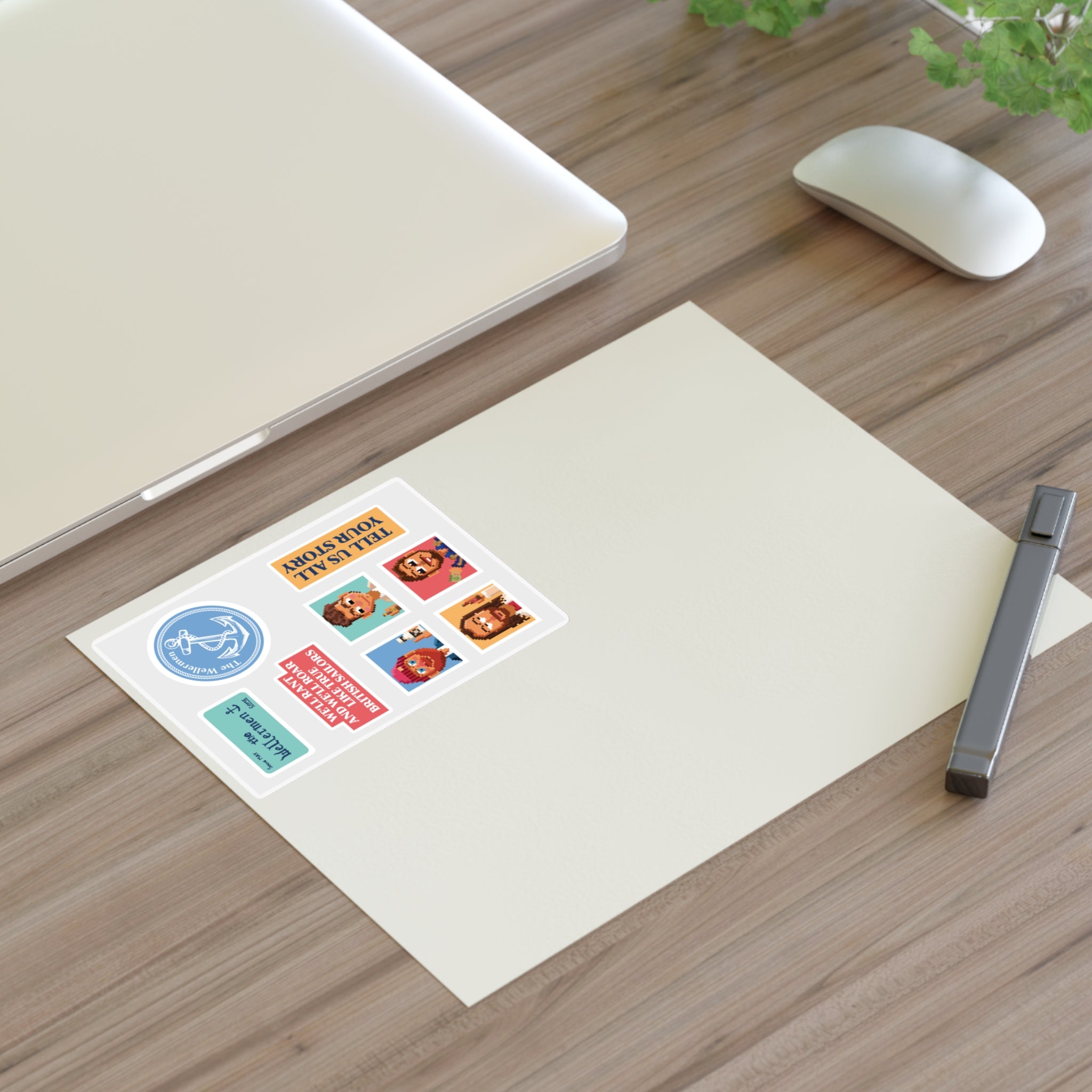 Whimsical Sticker Sheets - Tell Us Your Story