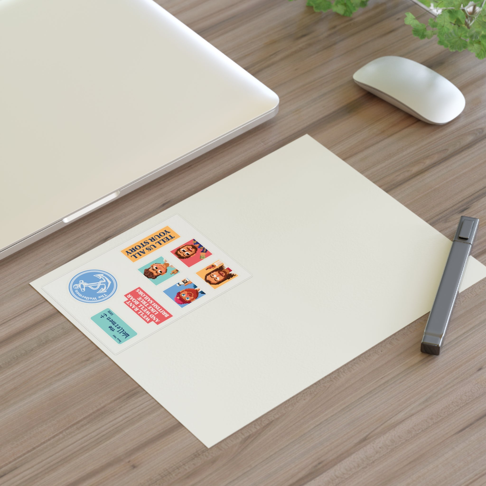 Whimsical Sticker Sheets - Tell Us Your Story