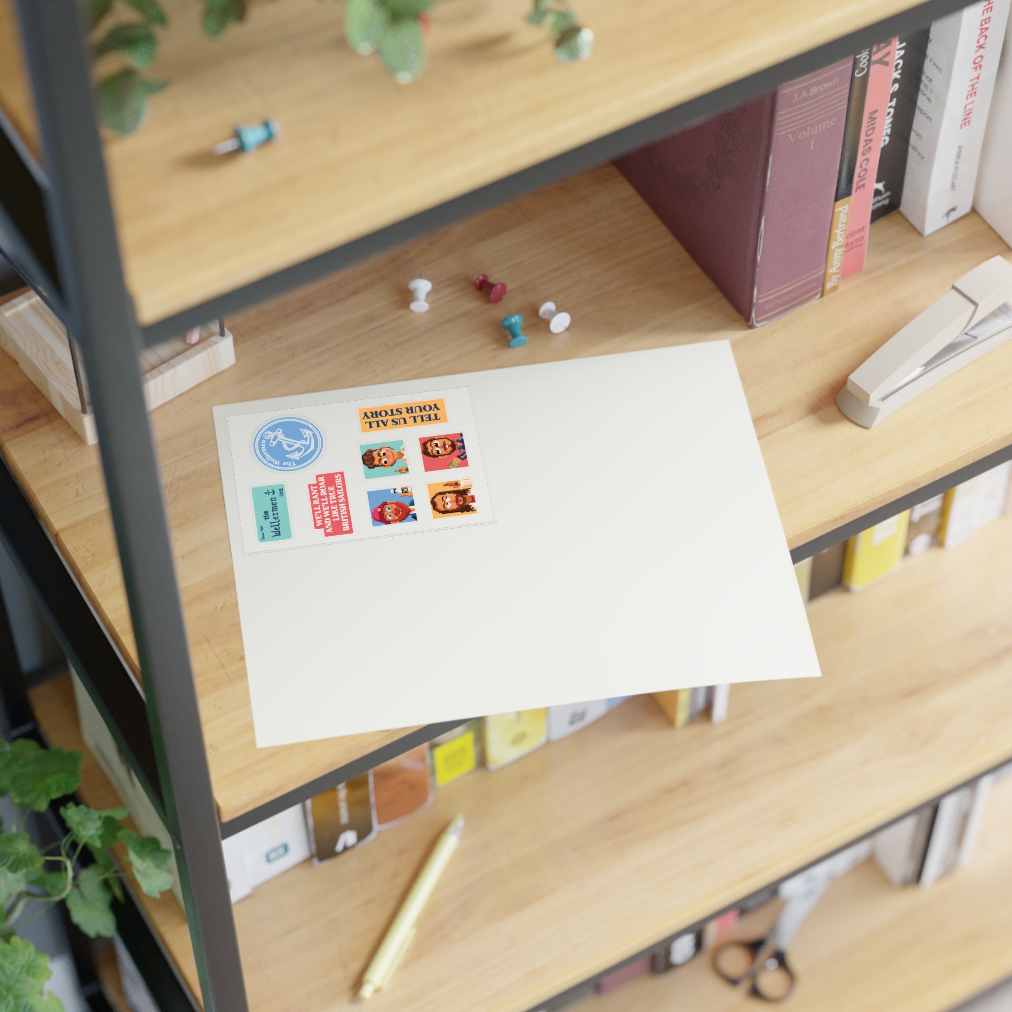 Whimsical Sticker Sheets - Tell Us Your Story
