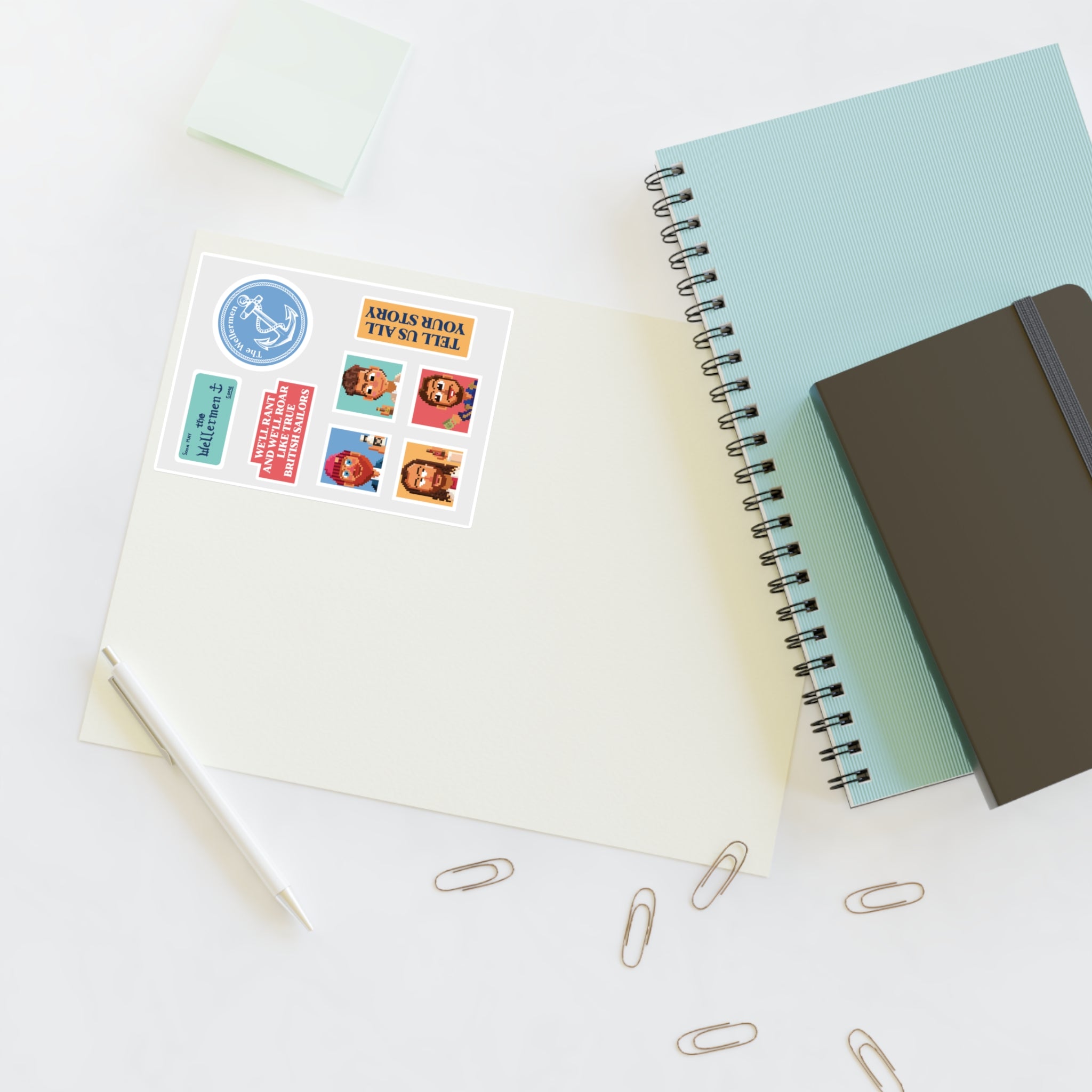 Whimsical Sticker Sheets - Tell Us Your Story