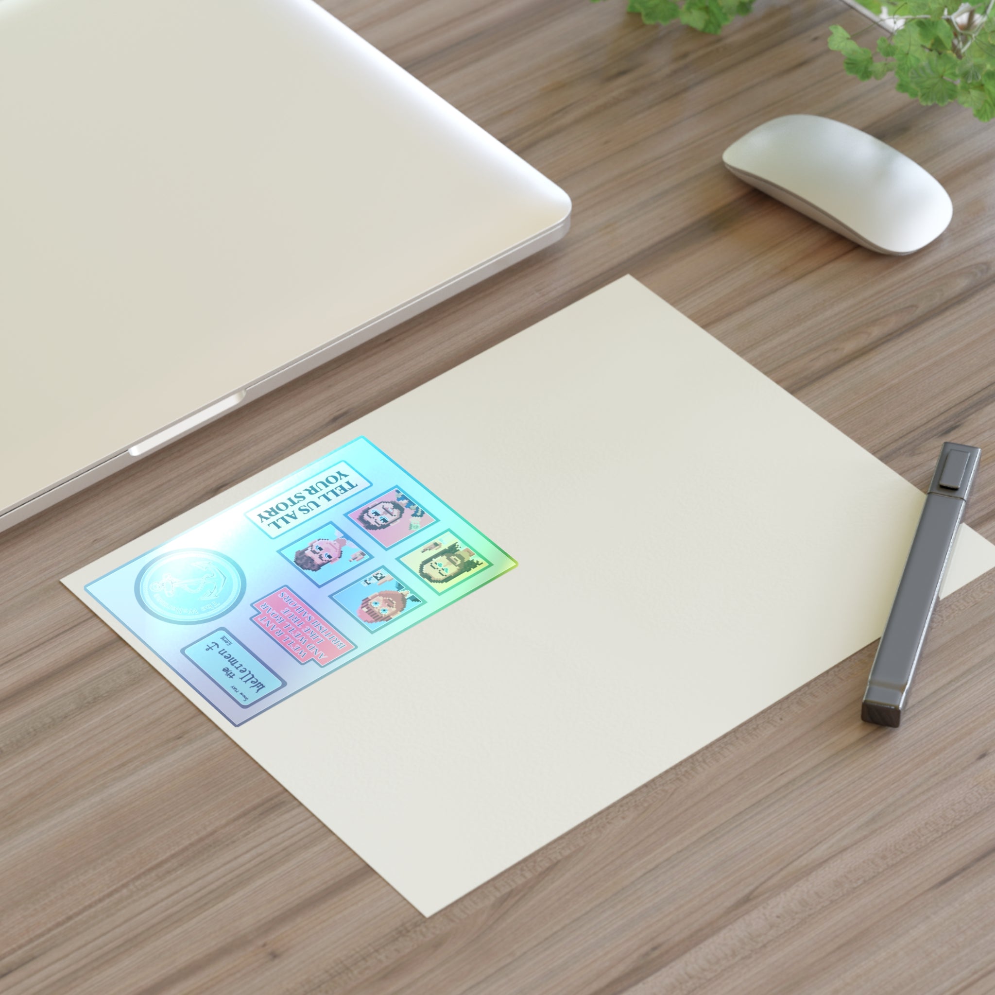 Whimsical Sticker Sheets - Tell Us Your Story