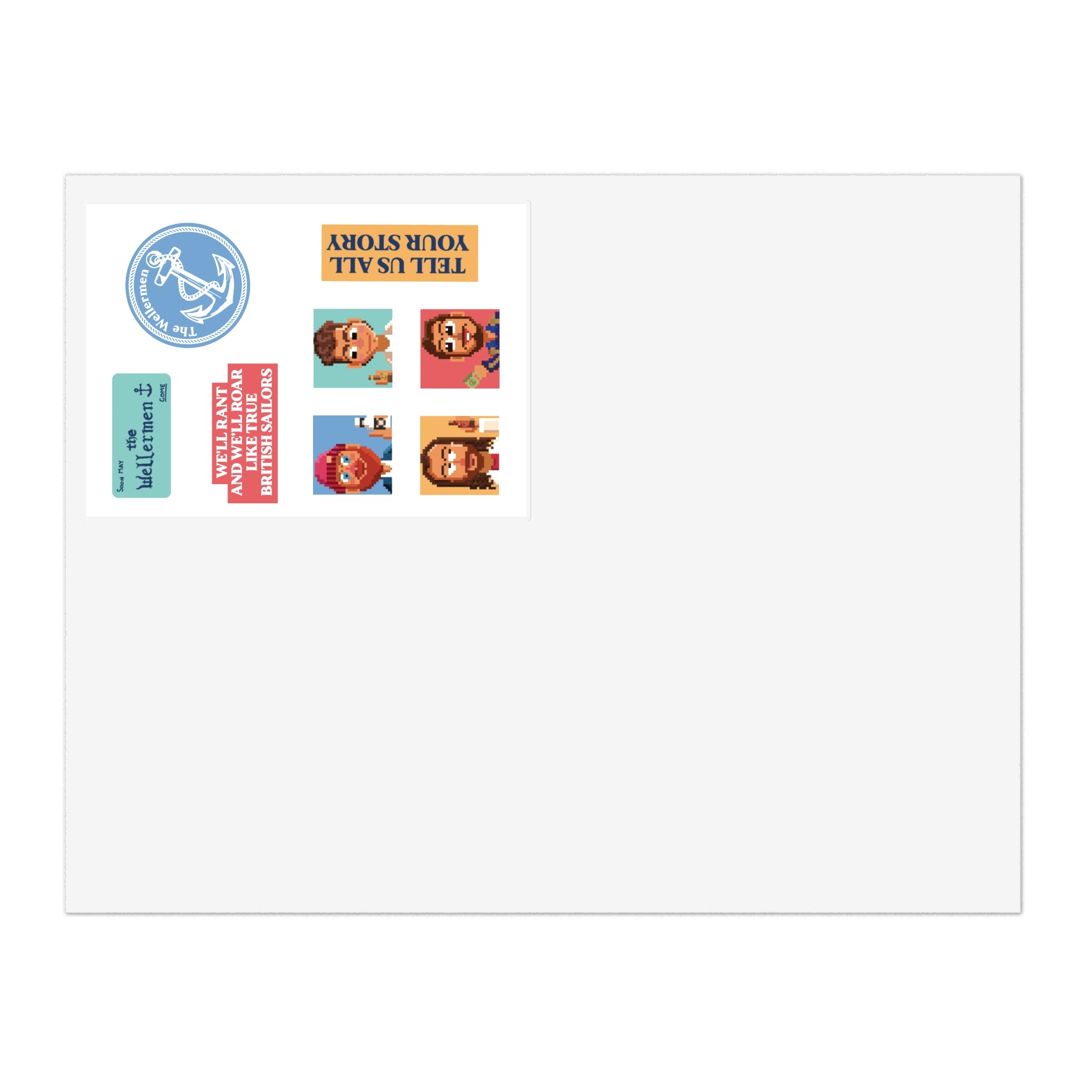 Whimsical Sticker Sheets - Tell Us Your Story