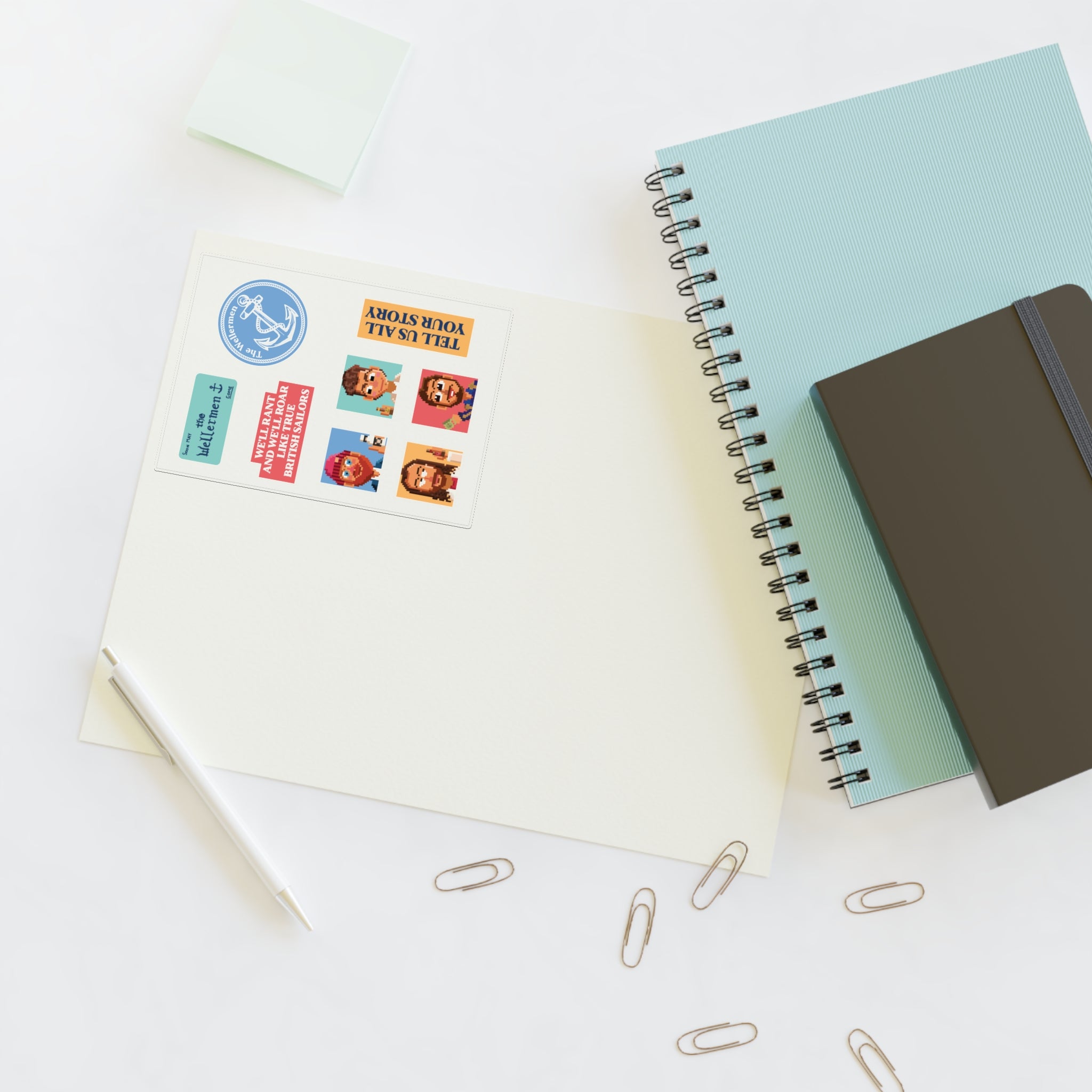 Whimsical Sticker Sheets - Tell Us Your Story