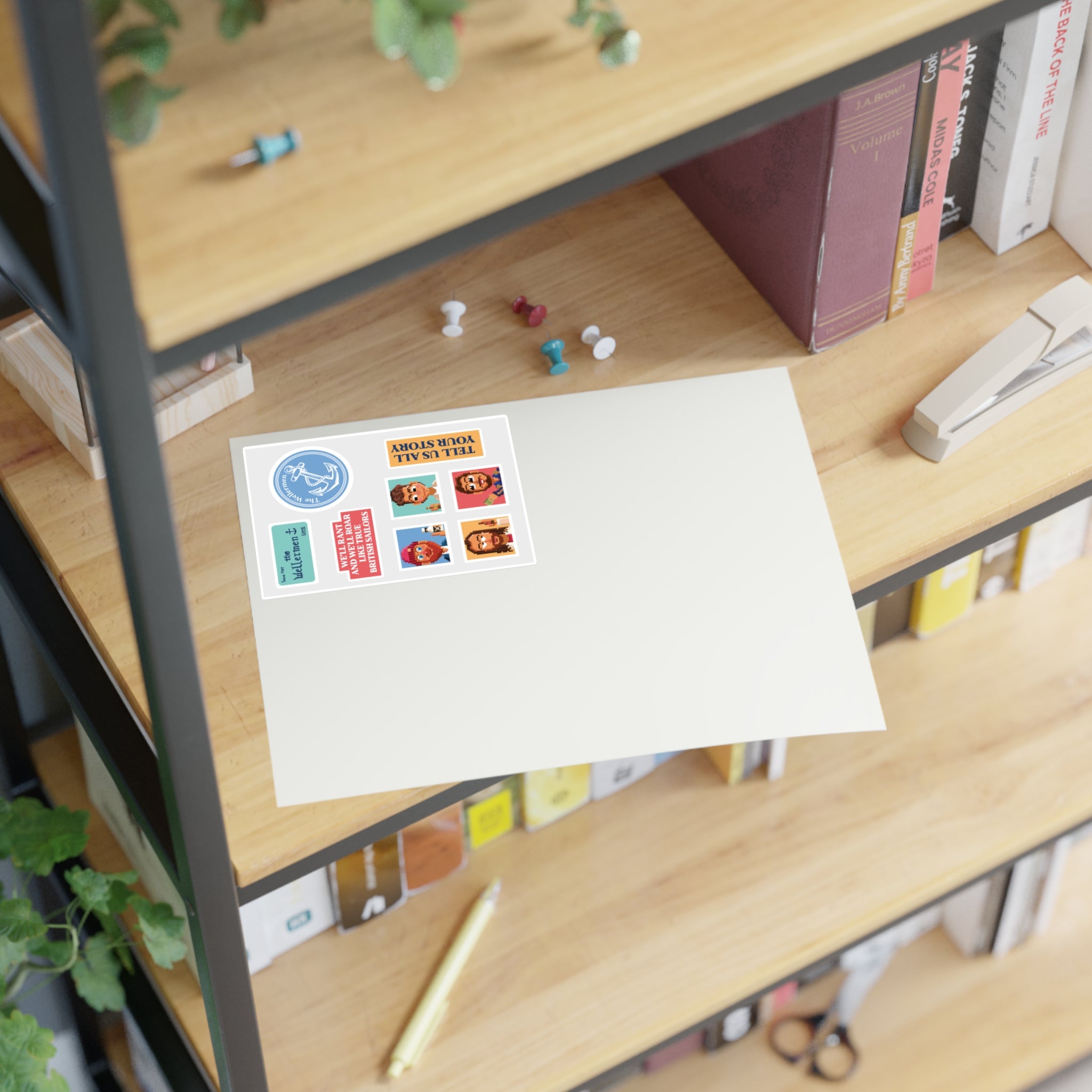 Whimsical Sticker Sheets - Tell Us Your Story