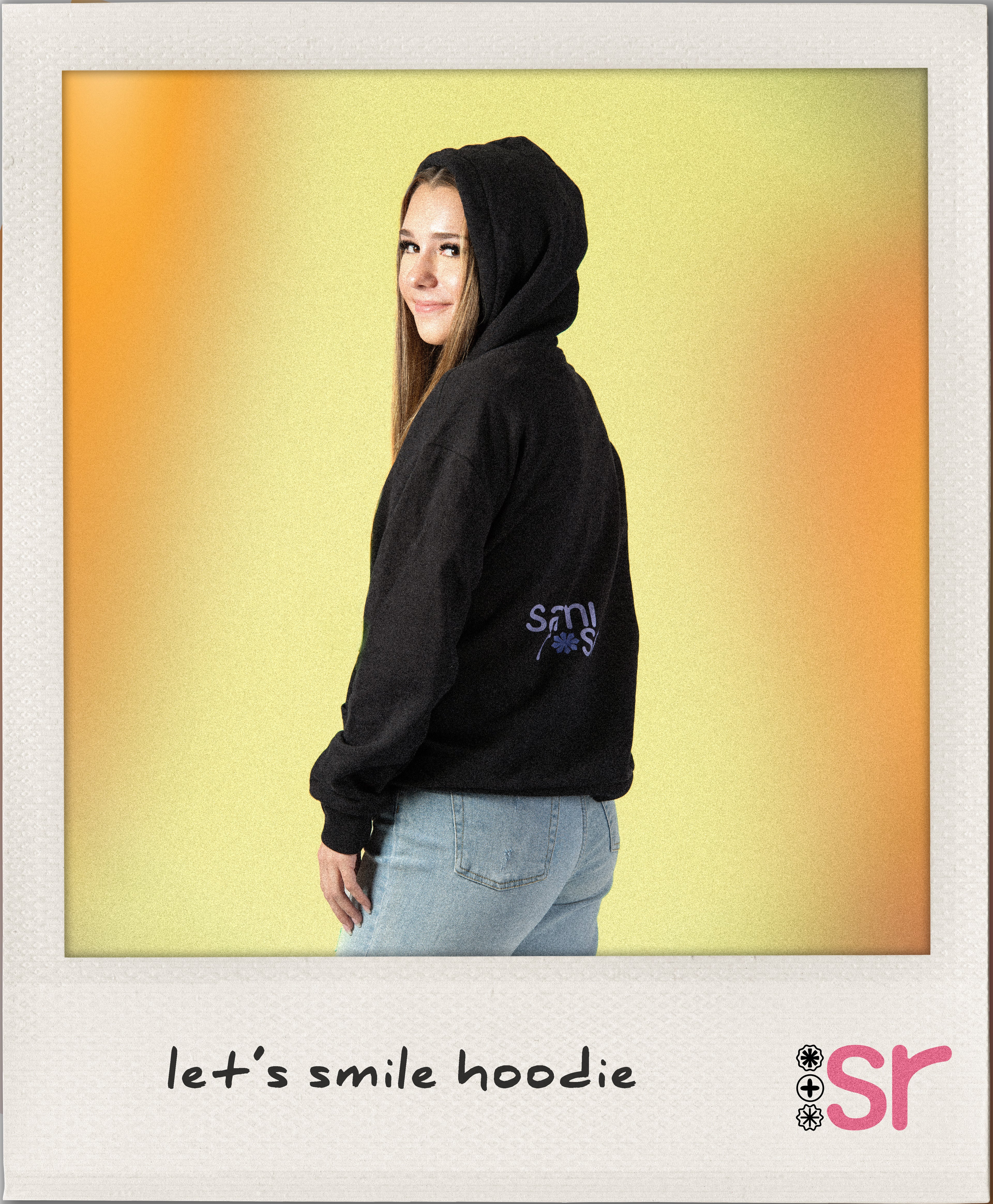 lets smile hoodie
