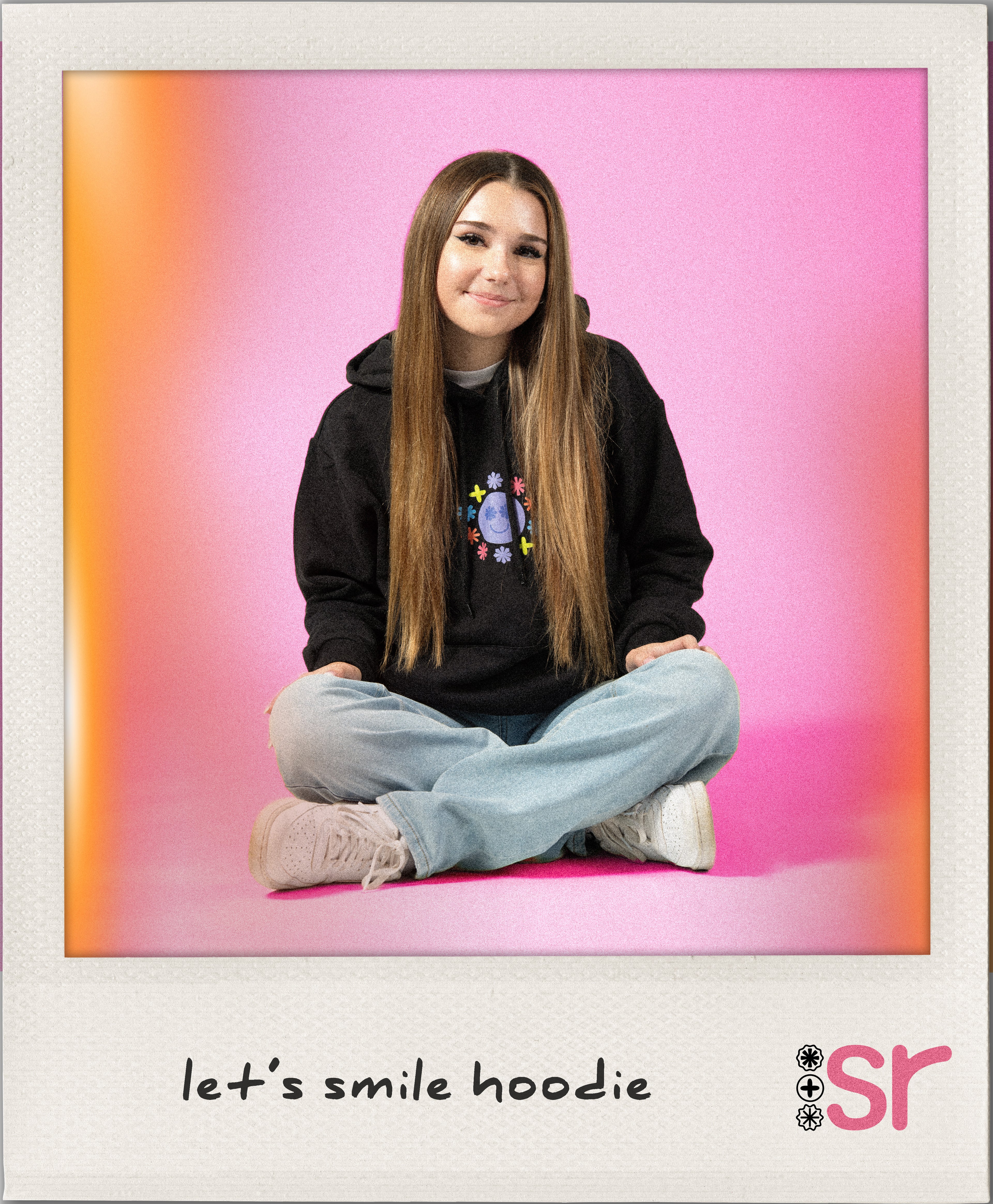 lets smile hoodie