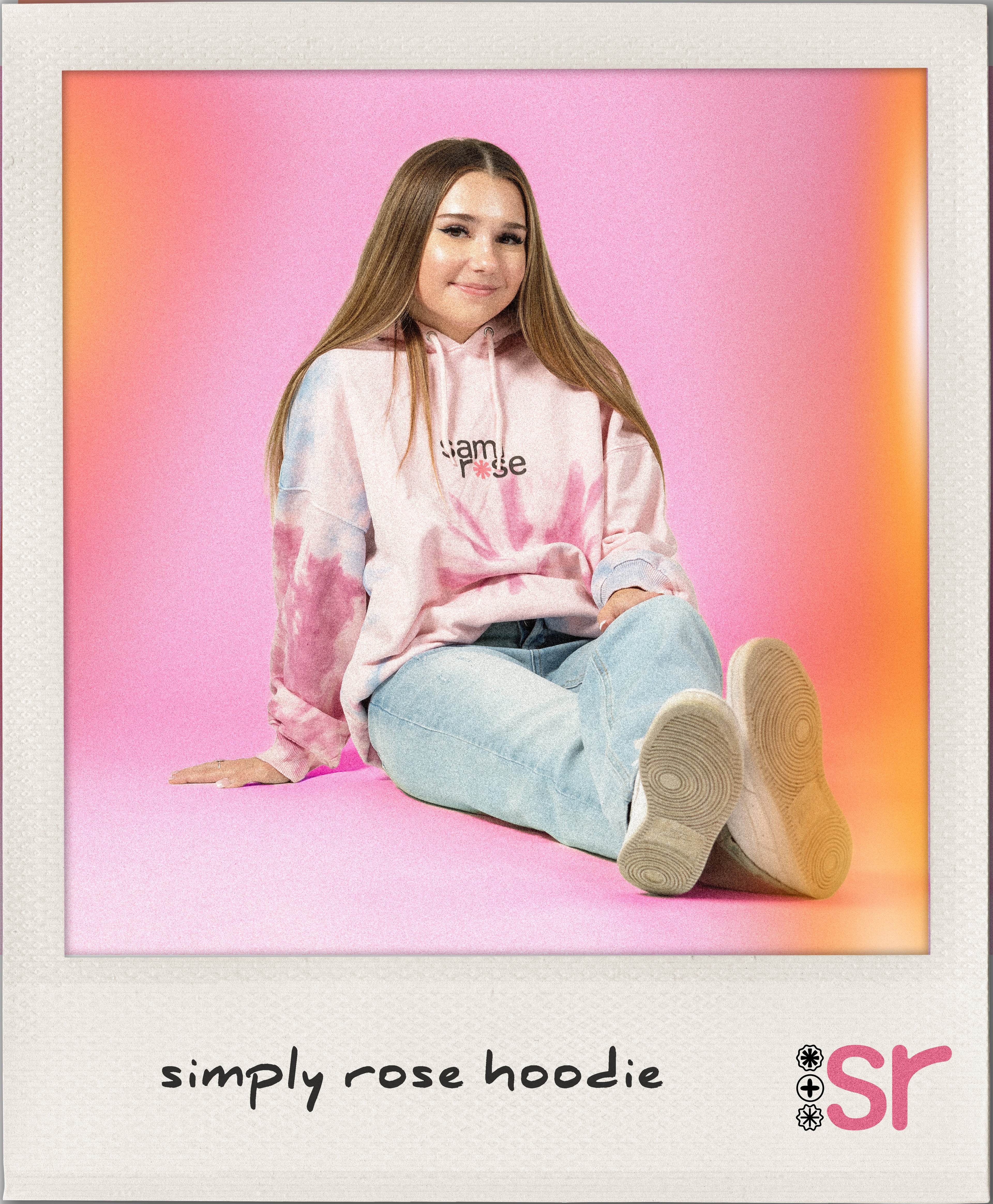 simply rose hoodie