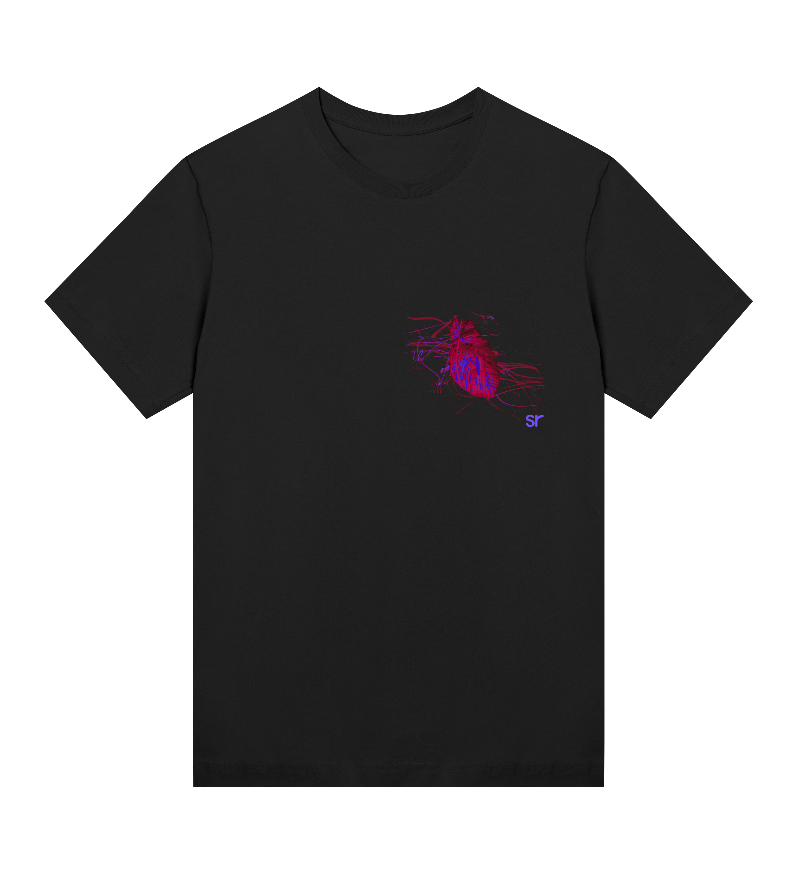 elastic heart tee